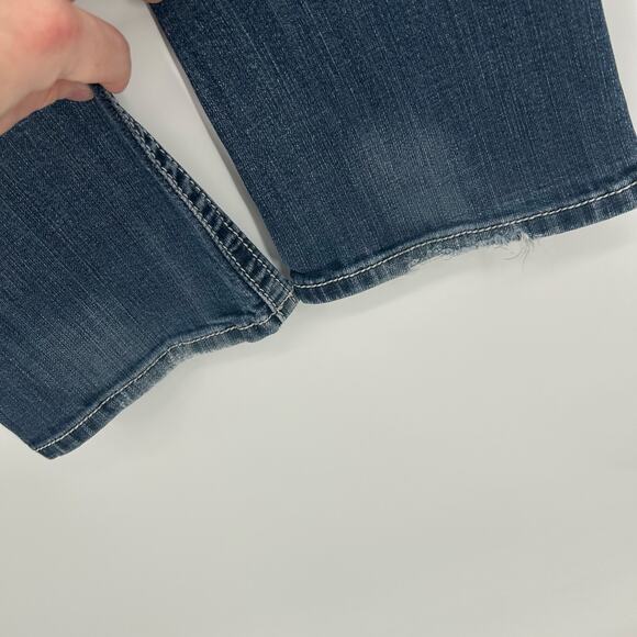 Vintage y2k Women's Low Rise Miss Me Blue Denim Bootcut Jeans Sz 25 JP4896EC-6R - Picture 7 of 8